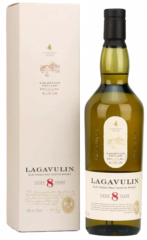 Виски  Lagavulin  8 Years Old gift box  700 мл