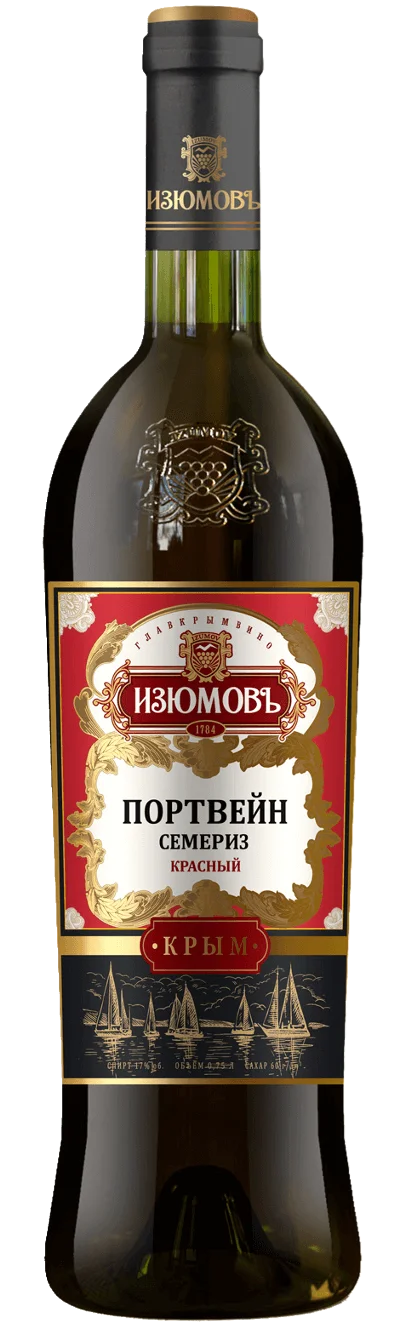 Портвейн Изюмовъ Семериз  Красный 750 мл