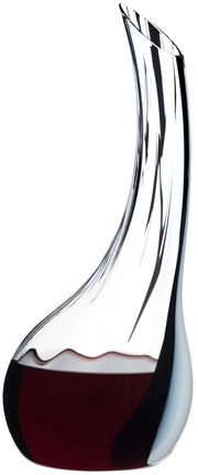Декантер Riedel  Fatto a Mano  Black & White  Optical  Decanter Cornetto  Ридель  Фатто э Мано черно-белый   Корнетто c оптическим эффектом  1200 мл