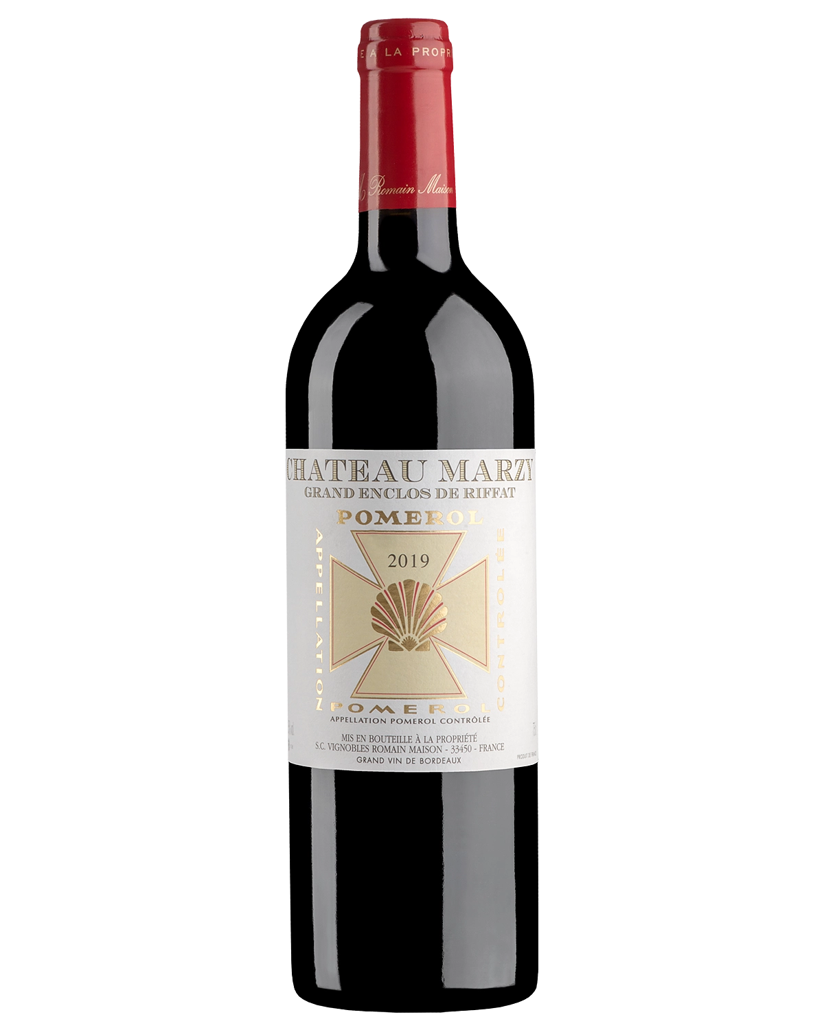 Вино Chateau Marzy Grand Enclos de Riffat Pomerol AOC  2019  750 мл