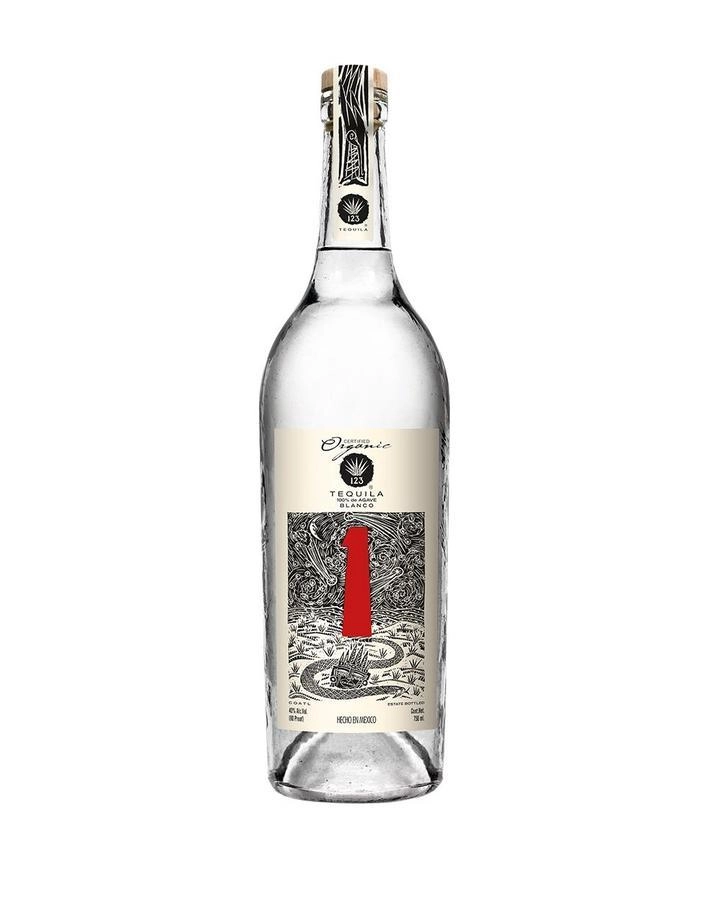 Текила 123 Organic Blanco Uno   750 мл