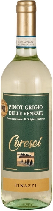 Вино Tinazzi  Coresei  Pinot Grigio delle Venezie DOP Тинацци  Коресей  Пино Гриджио делле Венецие белое сухое 2019  750 мл