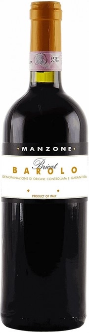 Вино Manzone Bricat Barolo DOCG  Манзонe Брикат Бароло  2016 750 мл 14,5%
