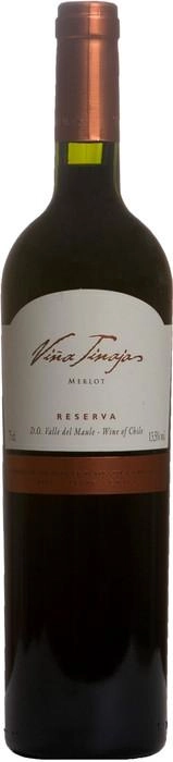 Вино Tinajas  Merlot Reserva Valle del Maule DO Тинахас Мерло Резерва 750 мл