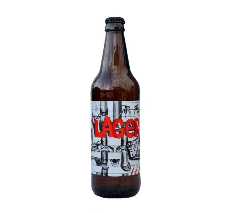 Пиво Crazy Brew Lager/Крейзи Брю "Лагер" 500 мл