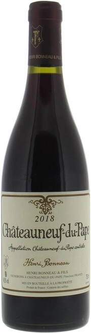 Вино Henri Bonneau Chateauneuf-du-Pape    2018  750 мл 14,5%