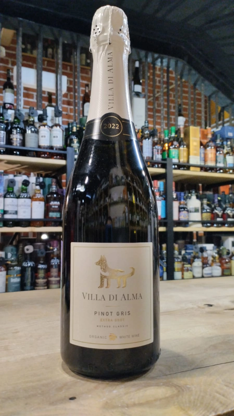 Игристое вино   Вилла ди Альма   Пино Гри Экстра брют   750 мл  12 %