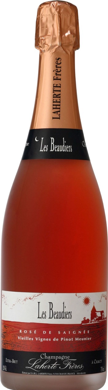 Шампанское  Les Beaudiers Rose de Saignee Vieilles Vignes de Pinot Meunier 750 мл