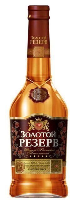 Коньяк Золотой Резерв 5* 700 мл