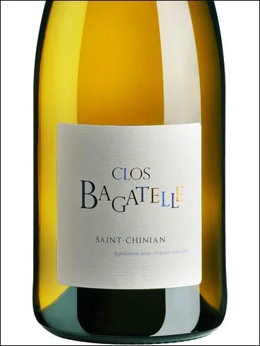 Вино Clos Bagatelle Blanc Saint-Chinian AOC, Франция / Кло Багатель Блан Сен-Шиньян 2015 750 мл
