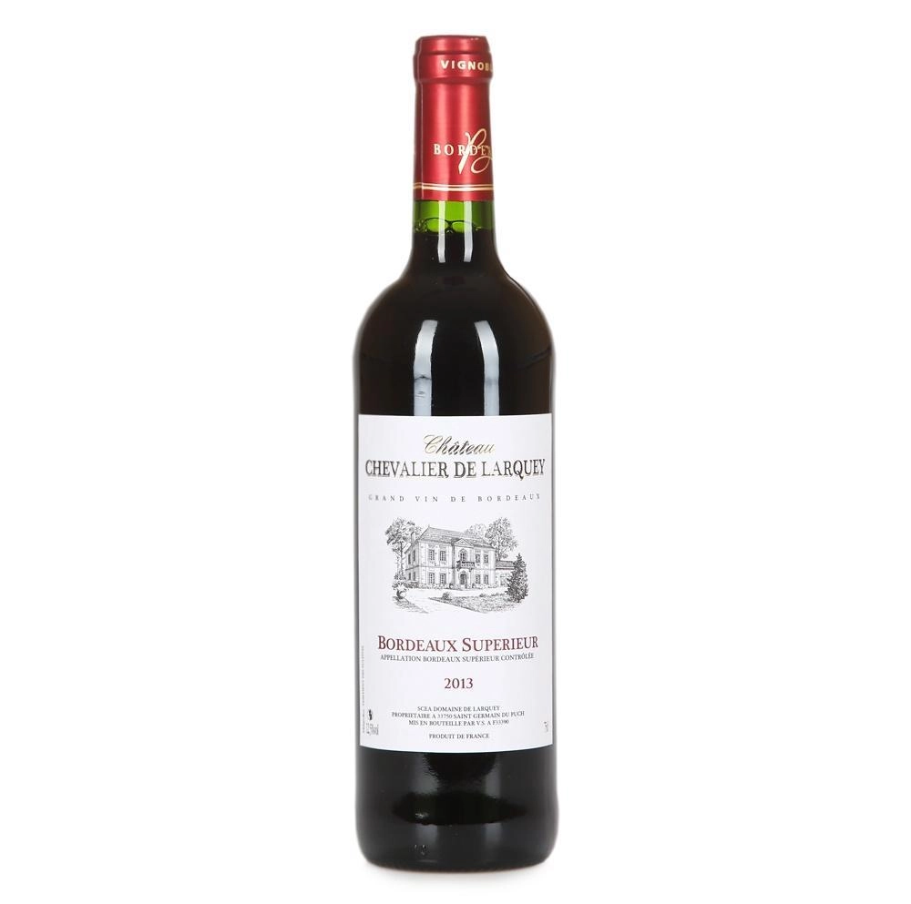 Вино Domaine de Larquey Доманье Ларгуэй  AOC Bordeaux Chateau Chevalier de Larquey    2013 750 мл