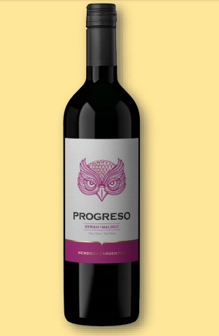 Вино Progreso Mendosa  Shiraz/Malbec Прогресо Мендоса Сира/Мальбек 750 мл