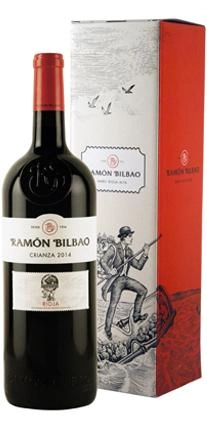 Вино Bodegas Ramon Bilbao Crianza Rioja DOC gift box  1500 мл 13,5%