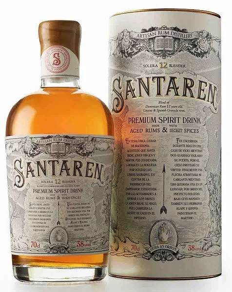 Ром Santaren gift box  700 мл
