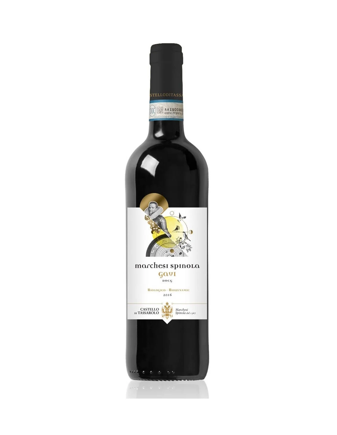 Вино Castello di Tassarolo   GAVI del Comune di Tassarolo Marchesi Spinola BIO  2023  750 мл