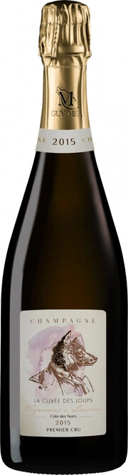 Игристое вино Guy Mea  La Cuvee des Loups  Extra Brut  Champagne Premier Cru AOC     2015 750 мл