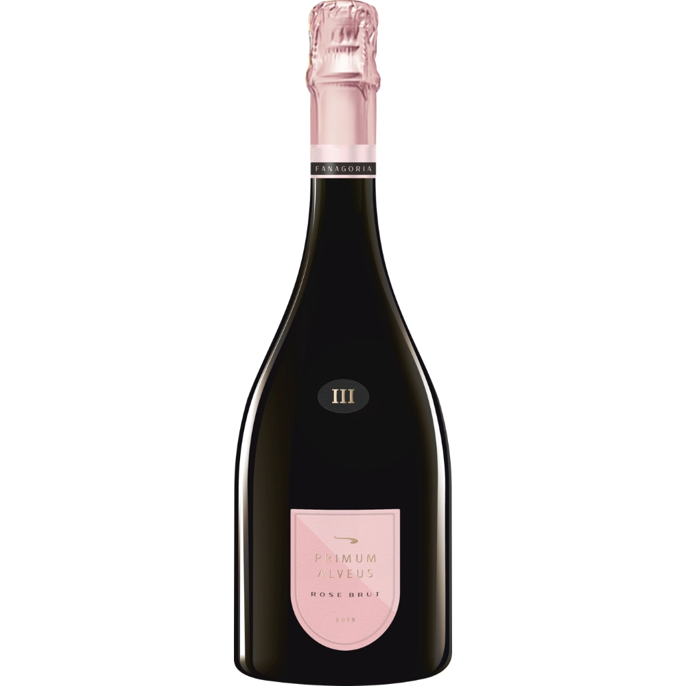 Игристое вино Фанагория   Primum Alveus Rose Brut Примум  Альвеус  Розе  брют  2019  750 мл  11 %