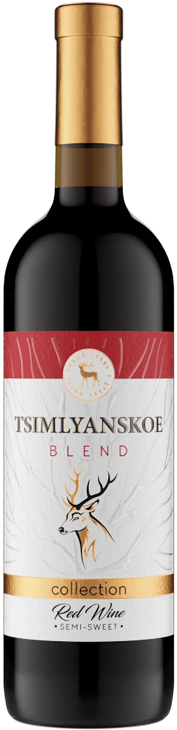 Вино  Цимлянское Бленд красное полусладкое 2022 750 мл 12,5 %