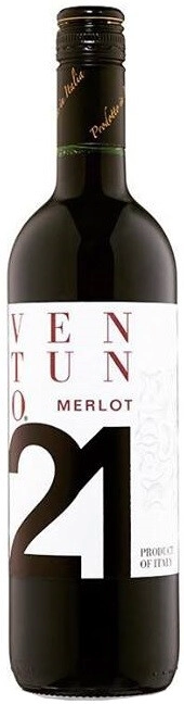 Вино  Ventuno 21  Merlot    2021  750 мл