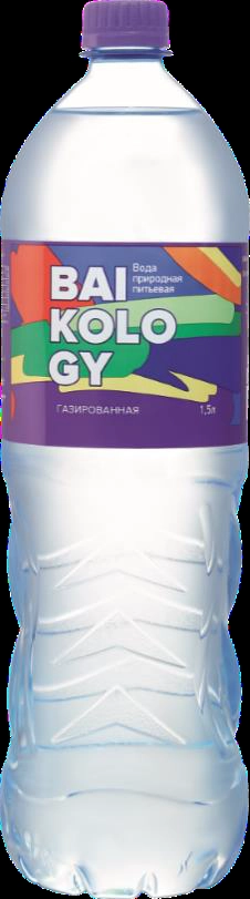 Вода  Байколоджи  питьевая газированная пластик 1500 мл