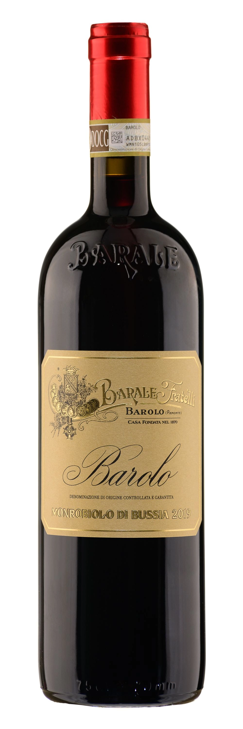 Вино Barale Fratelli Barolo Monrobiolo di Bussia 2019 750 ml