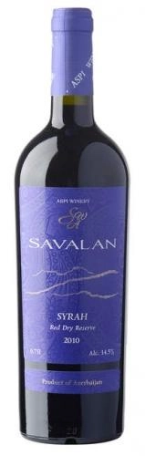 Вино Savalan Syrah Reserve  2021  750 мл 