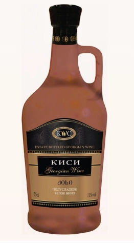 Вино KWC Sakhli Kisi White Semi-Sweet ceramic jug 2022 750 мл 