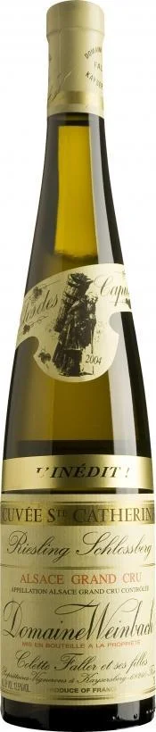 Вино Domaine Weinbach Riesling Grand Cru Schlossberg Cuvee Sainte Catherine  L`Inedit  Рислинг Гран Крю Шлеcсберг Кюве Сэнт Катрин  Л`Инэди 2004 375 мл