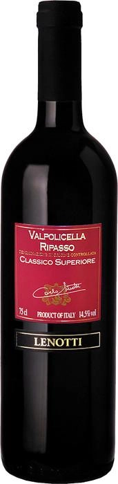 Вино Lenotti Valpolicella Ripasso DOC Classico Superiore  Ленотти Вальполичелла Рипассо Классико Супериоре 750 мл