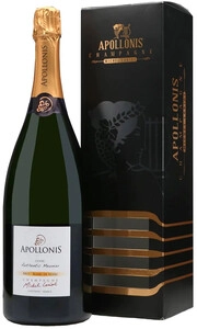 Шампанское Apollonis Cuvee Authentic Meunier Blanc de Noirs Brut  gift box 750 мл 12%