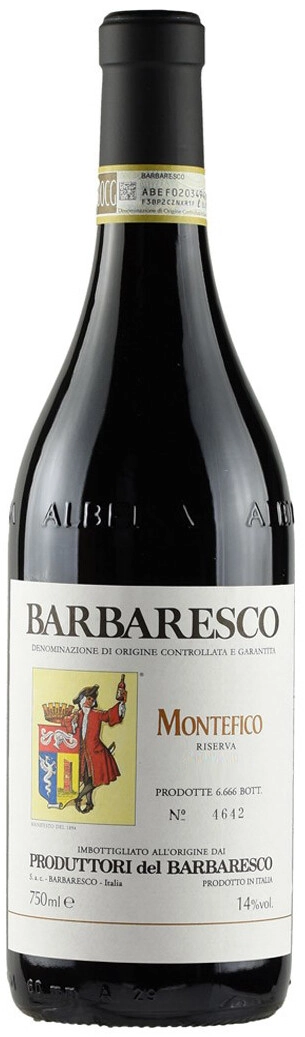 Вино Produttori del Barbaresco Barbaresco Riserva Montefico DOCG  Продуттори дель Барбареско Барбареско Ризерва Монтефико 2017 750 мл