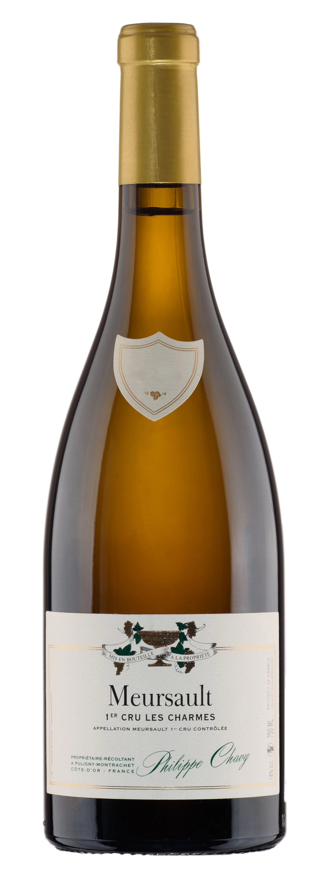 Вино Domaine Philippe Chavy Meursault 1er Cru Les Charmes 2021 750 ml 13.5%