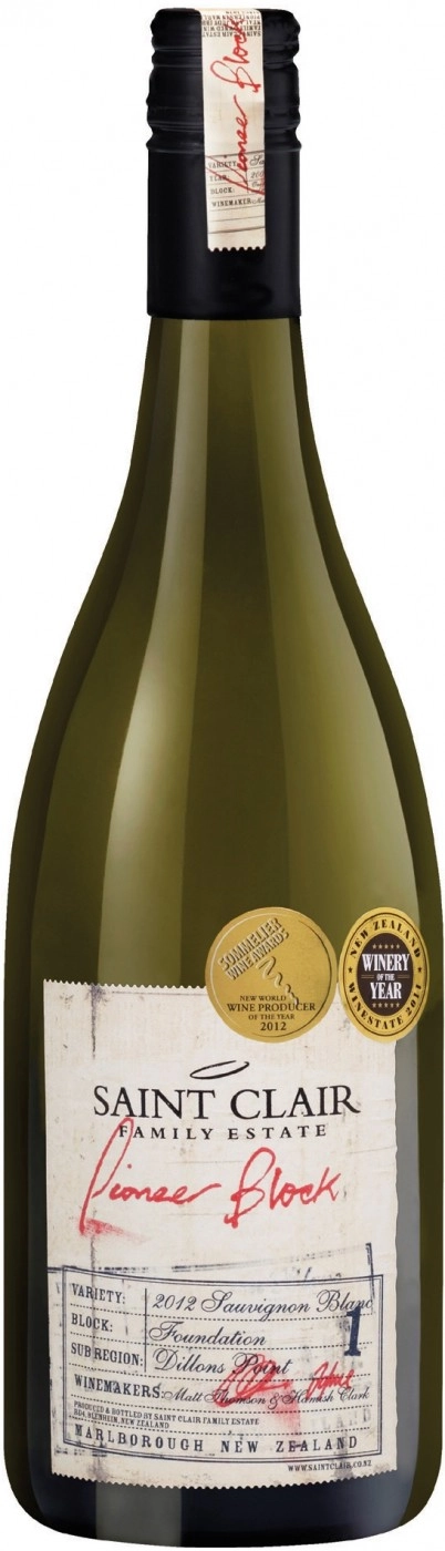 Вино Saint Clair  Pioneer Block 1 Foundation Sauvignon Blanc Пайаниа Блок 1 Фаундейшн Совиньон Блан 2019 750 мл