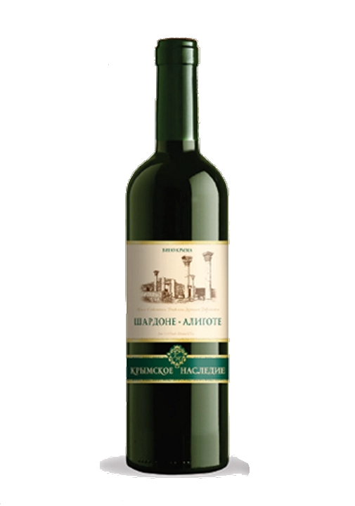 Вино  Крымское наследие Шардоне-Алиготе 750 мл