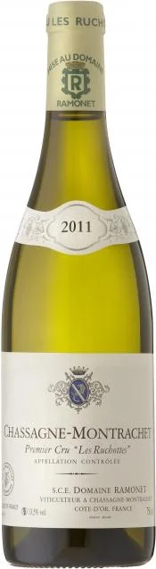 Вино Chassagne-Montrachet 1-er Cru AOC Les Ruchottes Домен Рамоне  Шассань-Монраше Премьер Крю Ле Рюшот   2011  750 мл