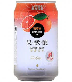Пиво Taiwan Beer Grapefruit in canТайвань Бир Грейпфрут в жестяной банке  330 мл