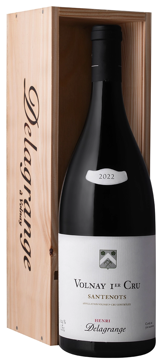 Вино   Henri Delagrange Volnay 1er cru les Santenots   gift box 2021  1500 мл  12,5%