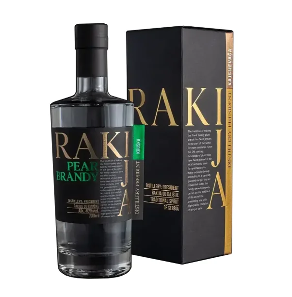 Ракия Distillery President Kruska gift box 700  мл  40%
