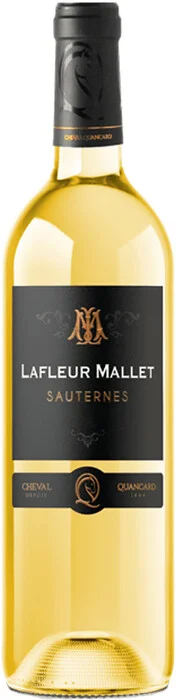 Вино Cheval Quancard Lafleur Mallet Sauternes AOC Шеваль Канкар Лафлер Малле Сотерн  2019 750 мл