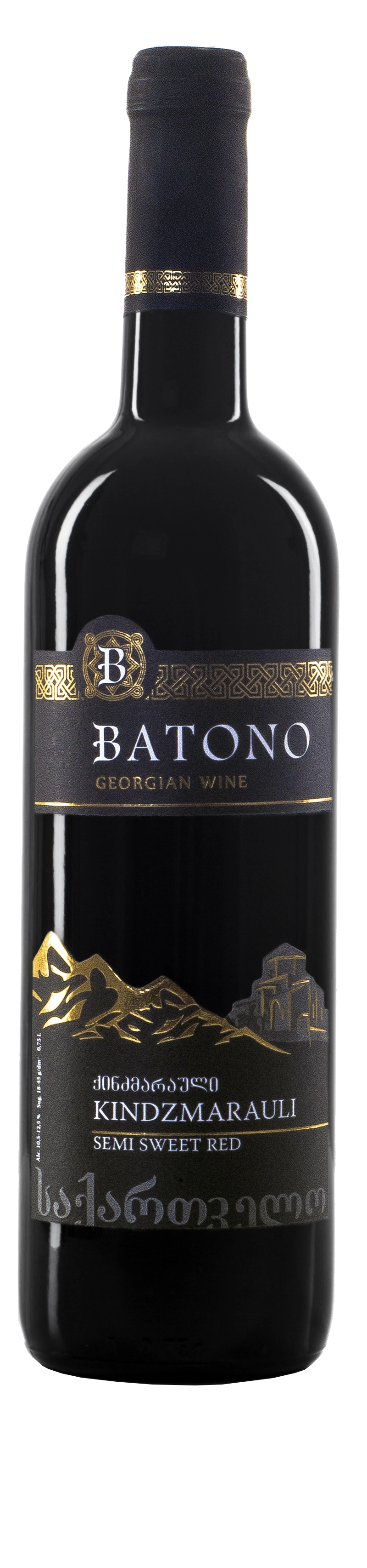 Вино Batono  Батоно   Киндзмараули красное полусладкое 2022 750 мл