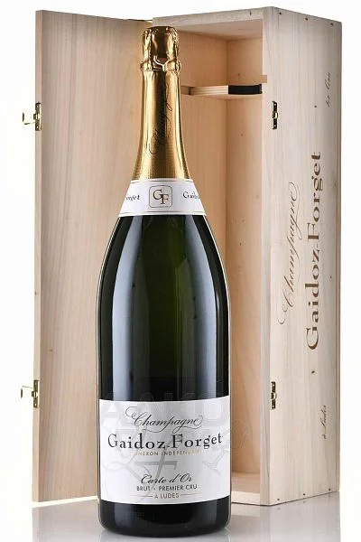 Шампанское Gaidoz-Forget Premier Cru Brut Carte d’Or in wood box  3 л