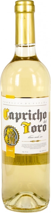 Вино Capricho del Toro white semi dry   750 мл