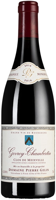 Вино Domaine Pierre Gelin  Gevrey-Chambertin  Clos de Meixvelle  AOC  2019 750 мл