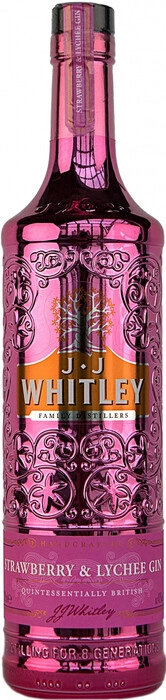 Джин J.J. Whitley Strawberry & Lychee    (Russia)     700 мл   40 %