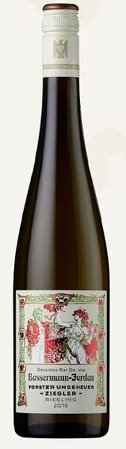 Вино Bassermann-Jordan Forster Ungeheuer-Ziegler Riesling Trocken  Бассерман-Йордан Форстер Унгехойер Рислинг  2016 750 мл
