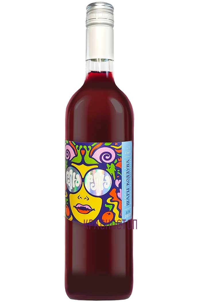 Вино  Шато Пино Шары Колдуна Глю Глю красное сухое вино 2022 750 мл  10 %