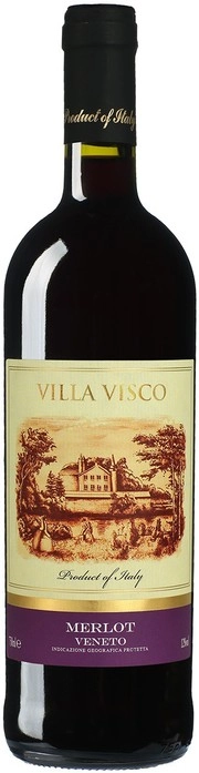 Вино  Villa Visco Merlot Veneto IGP  2015 750 мл