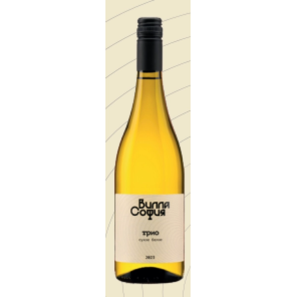 Вино Вилла София Трио  белое сухое  750 мл  12,3 %