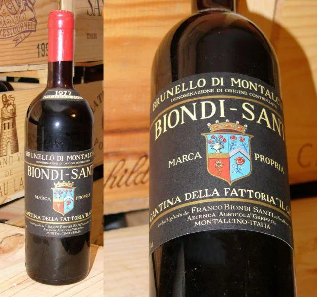 Вино Brunello di Montalcino Biondi Santi, Брунелло Ди Монтальчино Бьонди Санти 1969