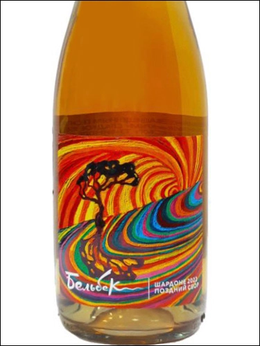 Вино Бельбек  Шардоне  Поздний Сбор белое сладкое   2022 750 мл